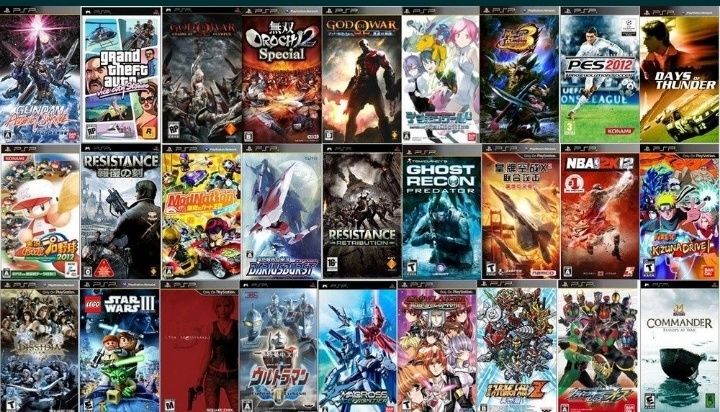 Игры для PSP закачка прошивка карты памяти