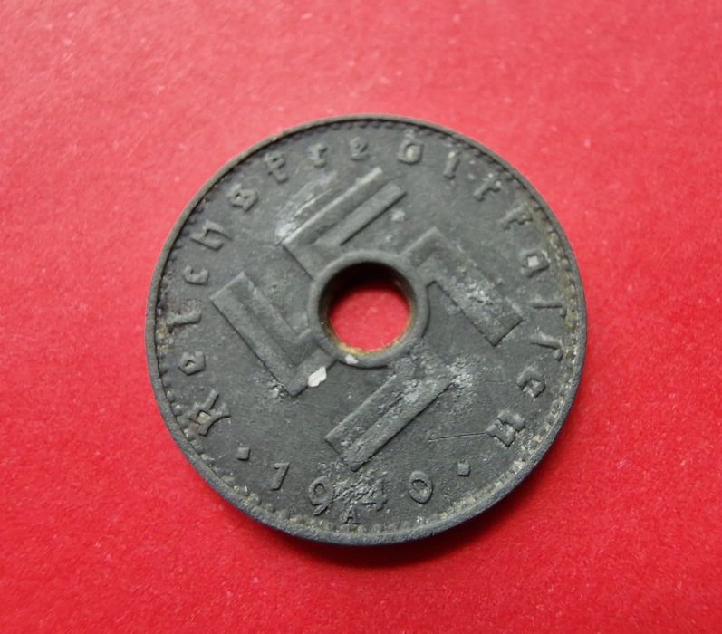 Moneda colectie ultra rara 5 Reichspfennig 1940 A military coinange