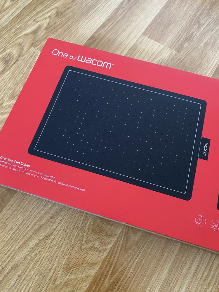 Графичен таблет One by Wacom Medium CTL-672 с гаранция