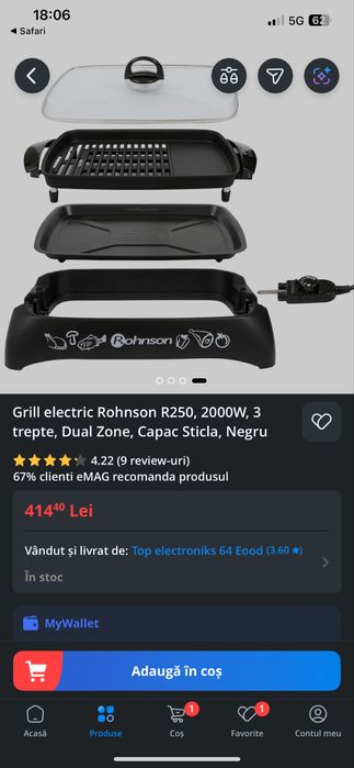 Gratar electric Rohnson