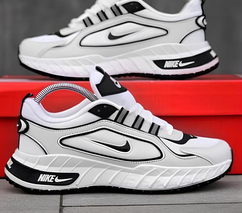 Маратонки Nike Just do it - Бяло и Черно