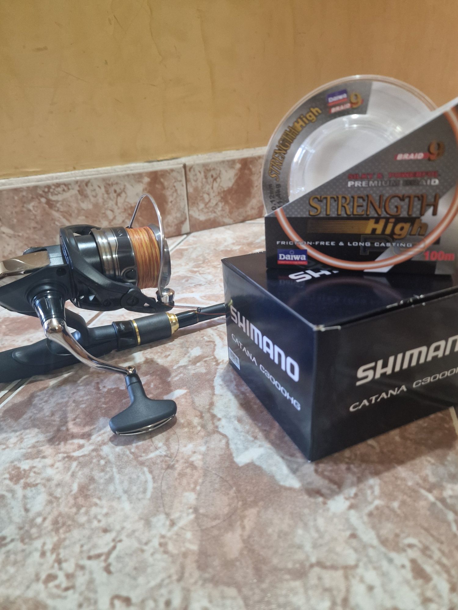 спининг въдица Ryobi с макара Shimano