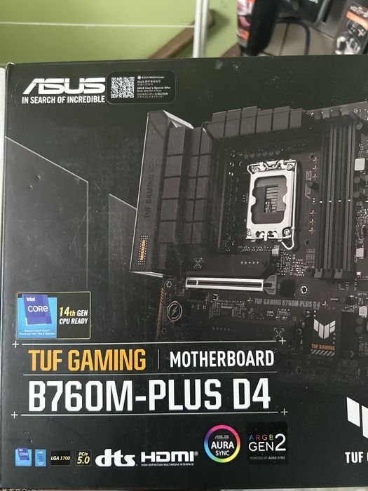 ASUS TUF GAMING B760M-PLUS D4 с дефект в двата M.2слота