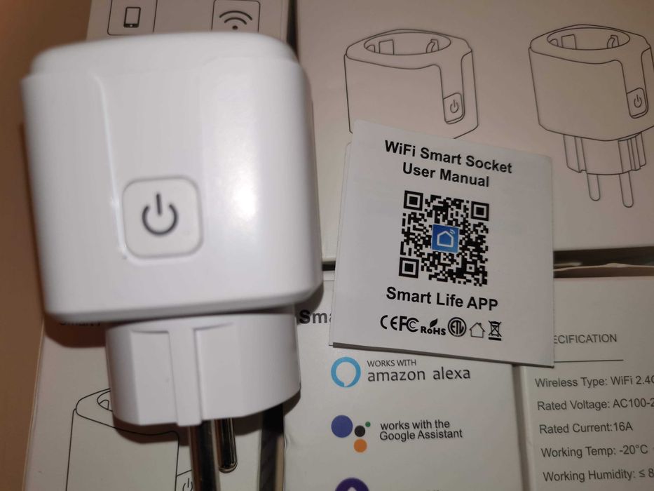 Priza Smart 16A / 20A, 220V Tuya SmartLife cu/fara monitorizare consum