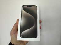 Iphone 15 Pro, 128 gb, Natural Titanium, nou la cutie