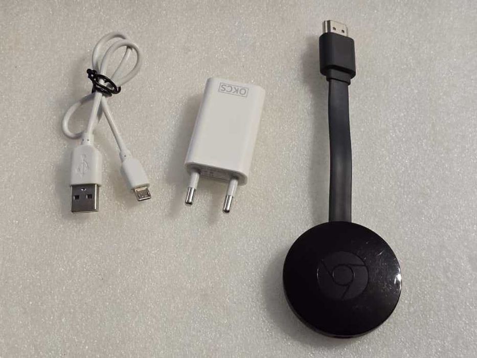 Chromecast Google 2nd Gen. Model NC2-6A5, HDMI Black 1080p Streaming