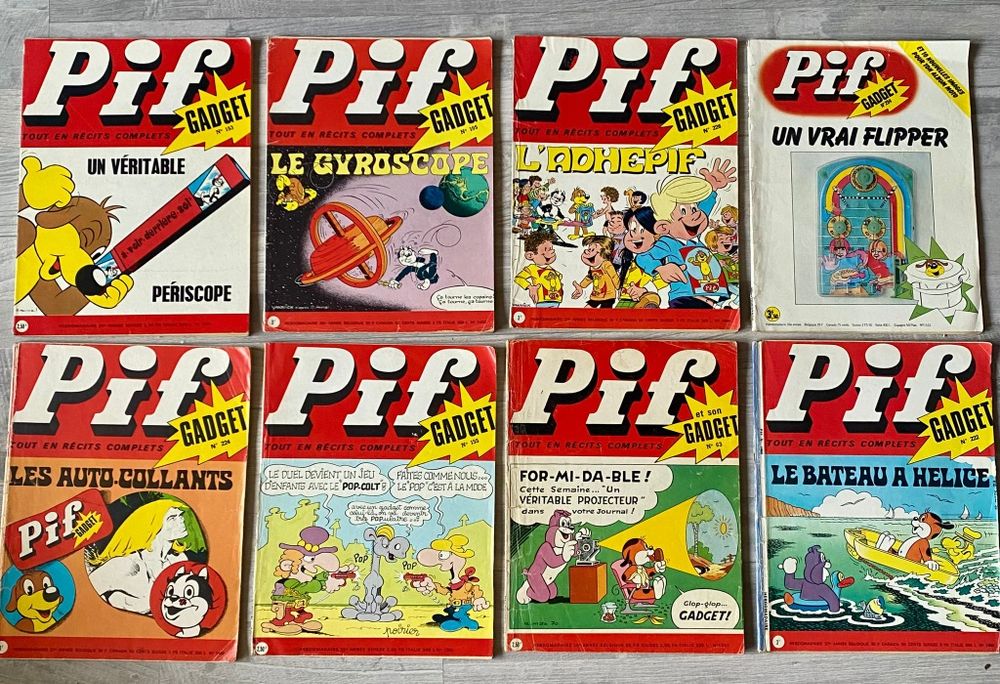 Lot 8 Pif gadget
