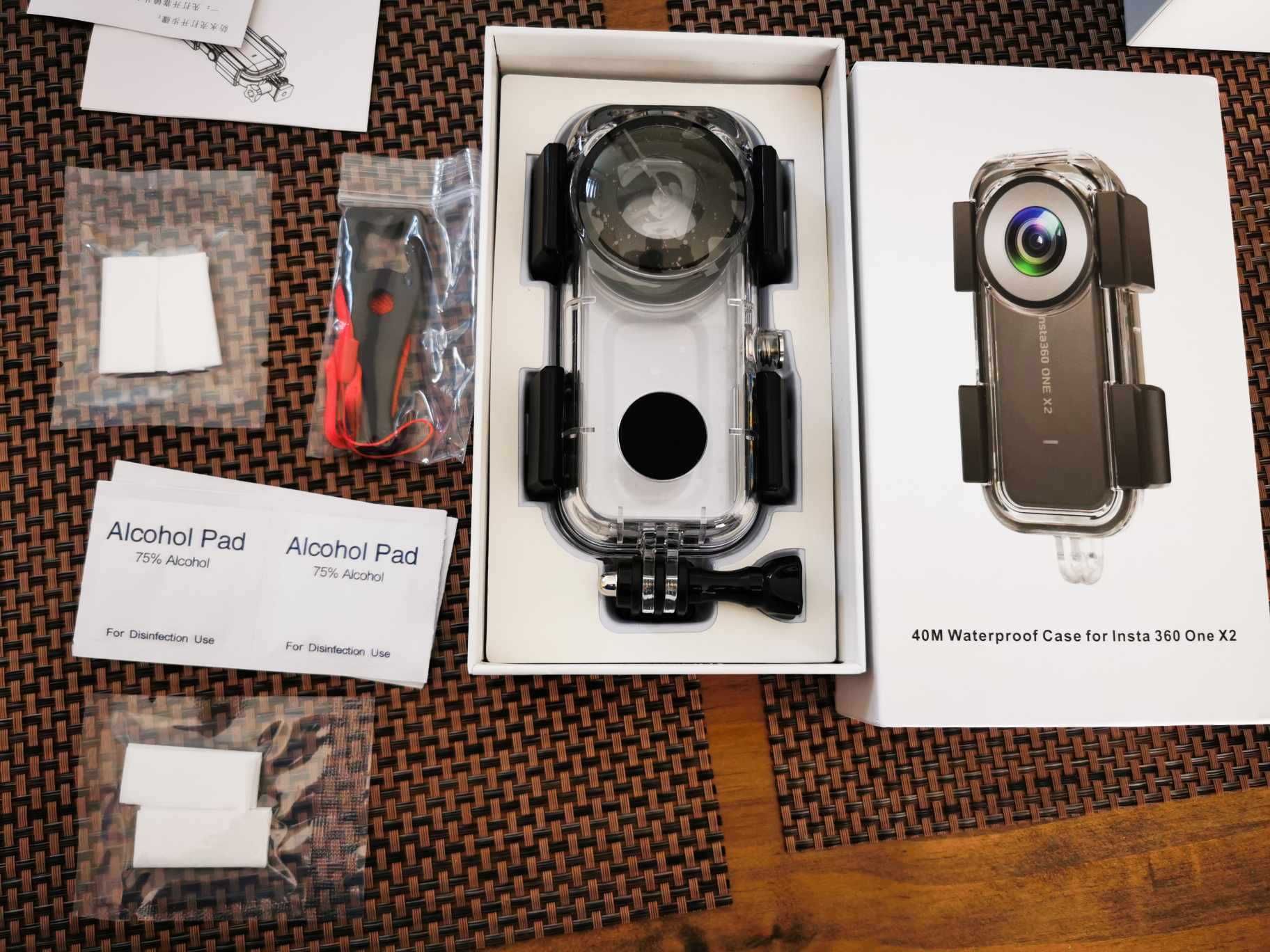 Carcasa subacvatica pt Insta 360 X2 X3 X4 rezistenta la apa insta360