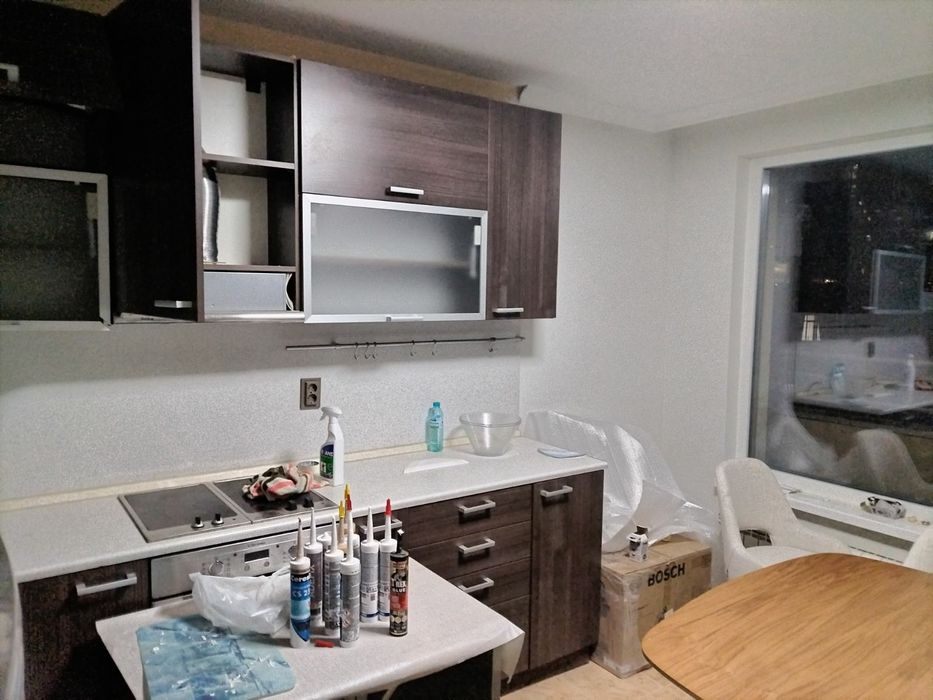 Кухня пдч / стъкло венге