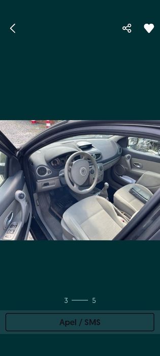 Scaune + bancheta Clio 3