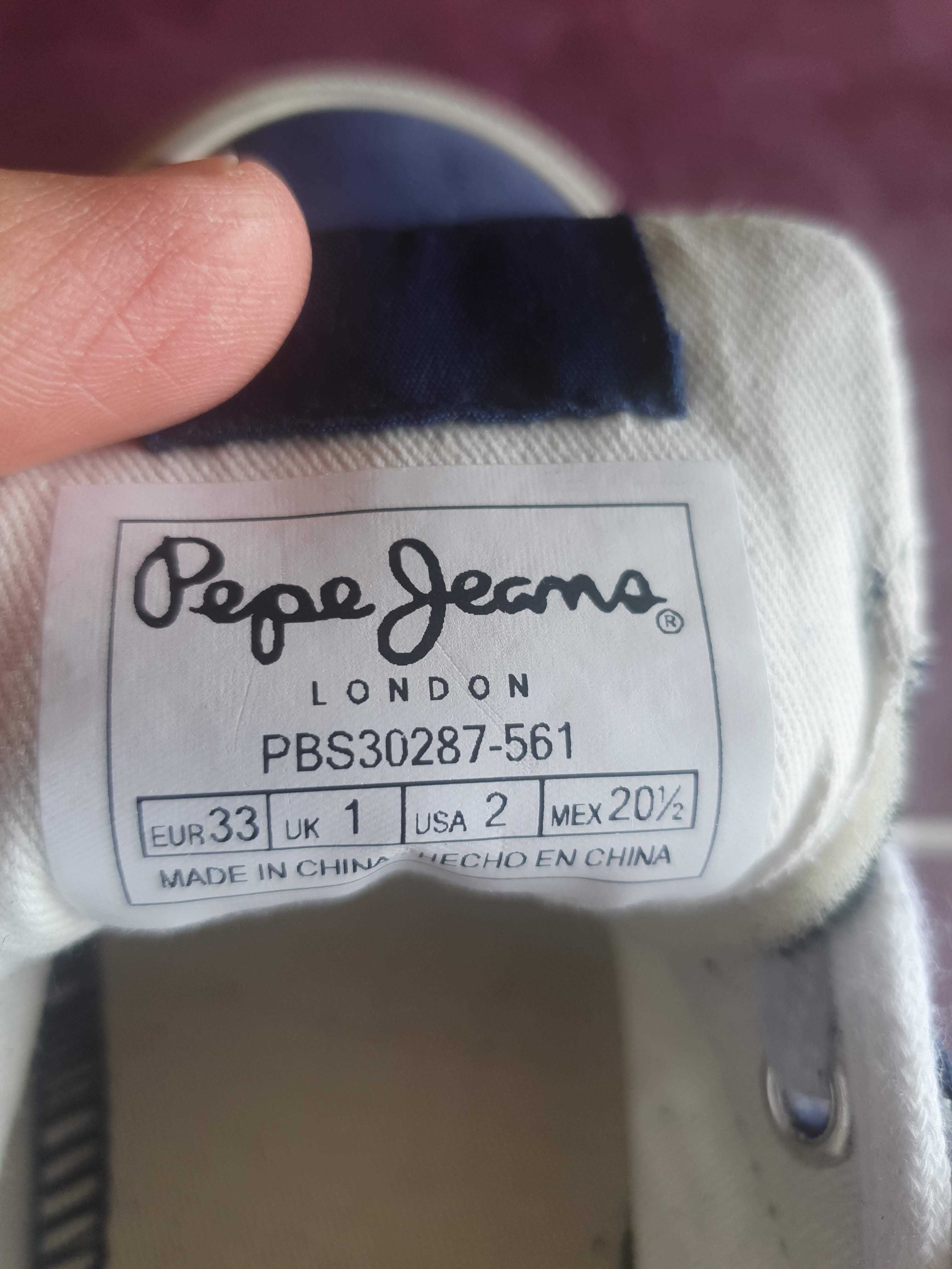 Детски спортни обувки Пепе Джинс, Pepe Jeans № 33 нови
