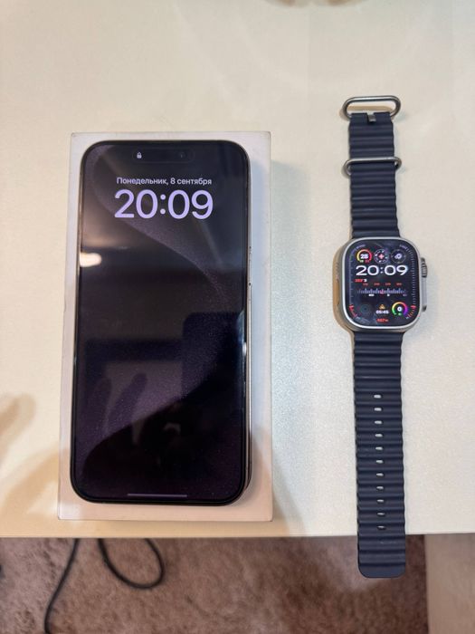 Iphone 15 pro max.iwatch ultra