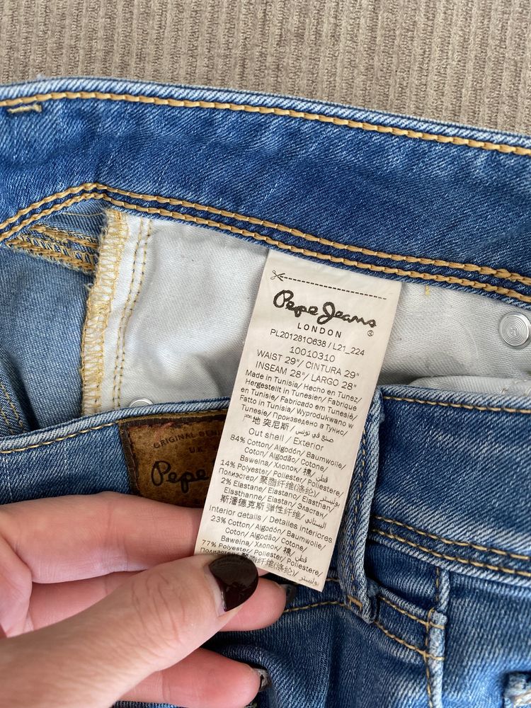 Jeans albastri Pepe Jeans