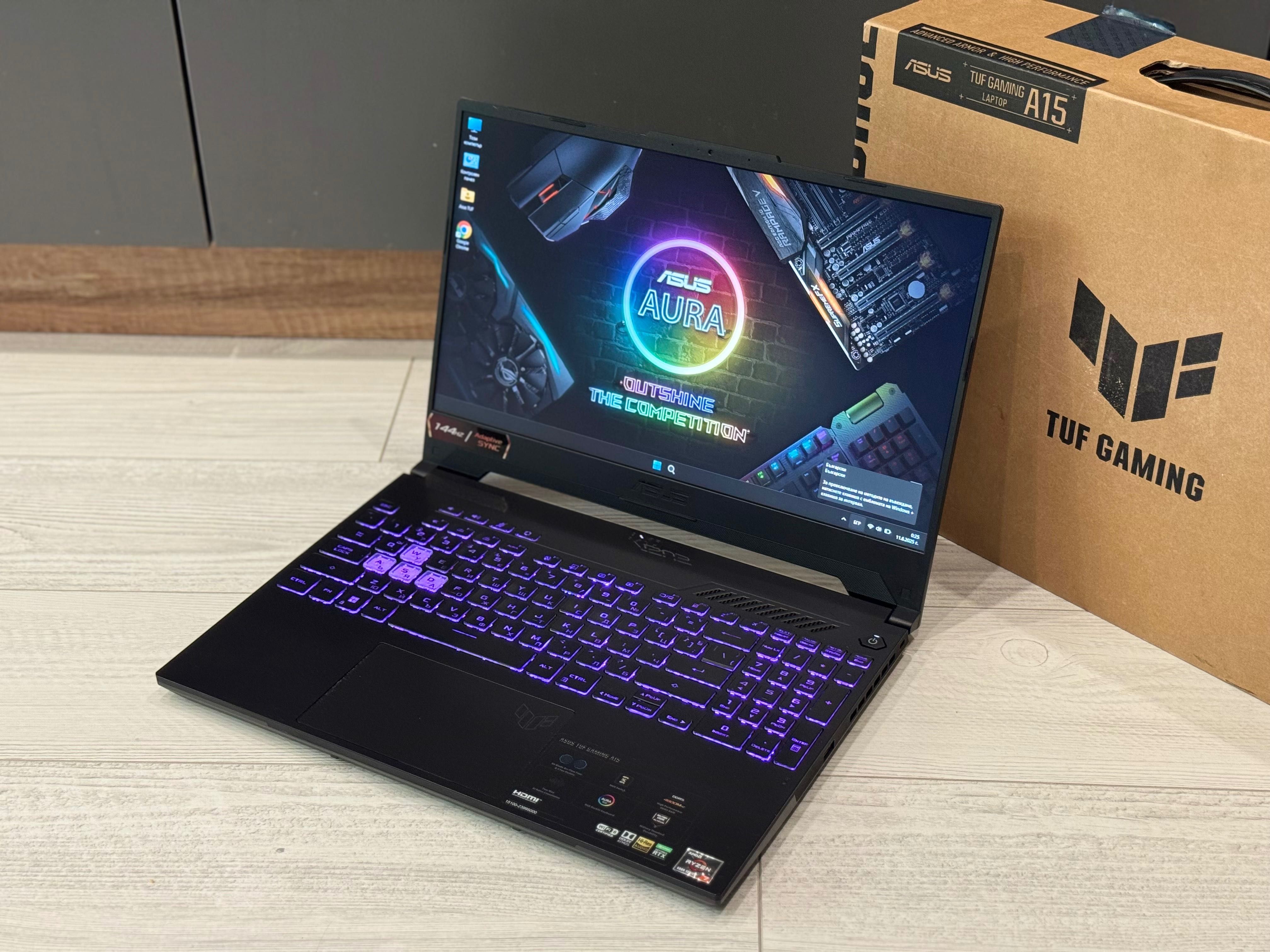 15.6 IPS 144hz /Ryzen 7 6800H /RTX 3060 /24GB ram /512ssd/ Asus TUF