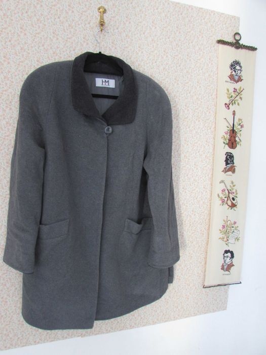 Мъжко палто вълна и кашмир