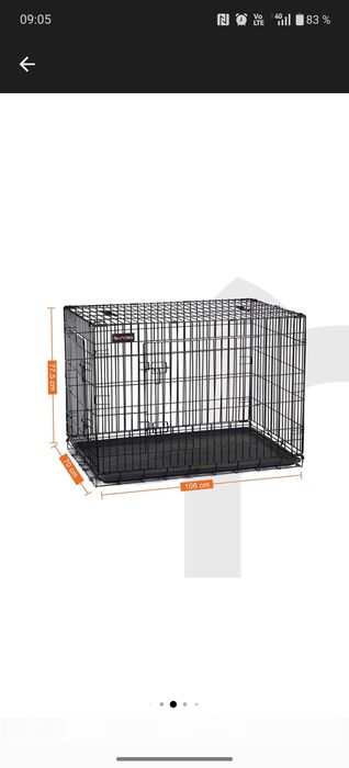 Cuscă pentru animale XL, pliabila, produs nou, nefolosit