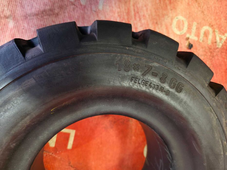Anvelope Stivuitor Pline Solide - 18x7-8 GG Industrial - NOI !