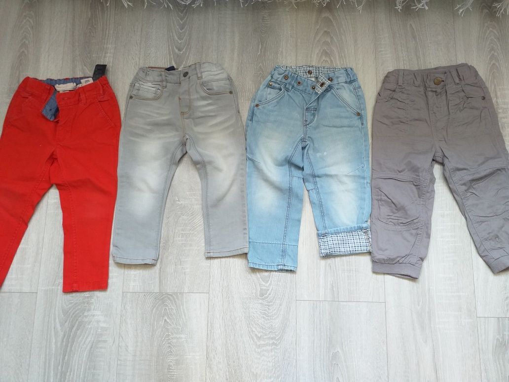 Lot pantaloni, mar. 86-92 H&m, zara, c&a