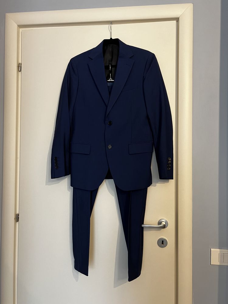 Costum barbatesc albastru Vitale Barberis Canonico 48