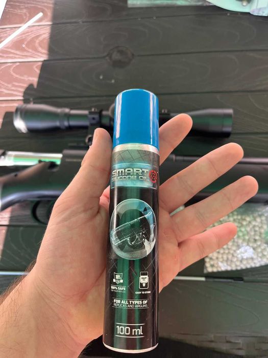 Pusca Airsoft M52 Modificata cu aer comprimat pe arc 5J + Luneta 4x32