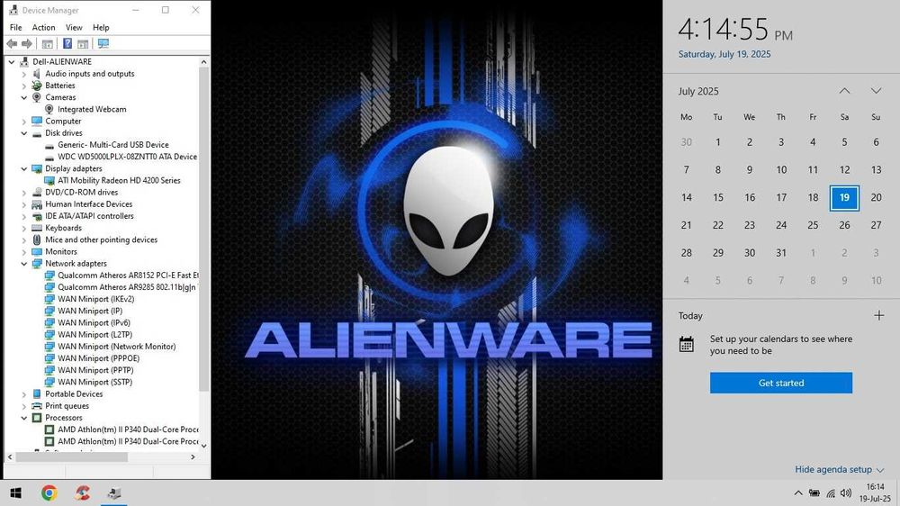 Vand Notebook Dell AMD/4GB DDR3/HDD500GB/AMD HD4250/WiFi/W10 la 200lei