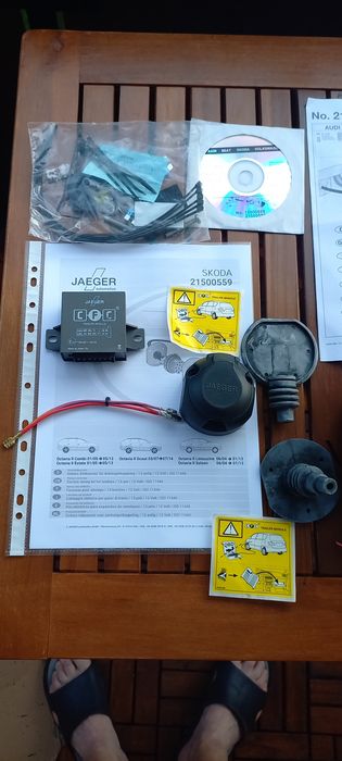 Продавам нов комплект-модул и кабели за теглич VW, Шкода, Сеат, Ауди.