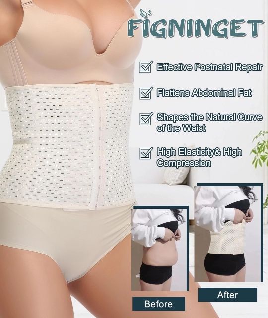 Centura modelatoare tip corset, prindere mos si baba bej
