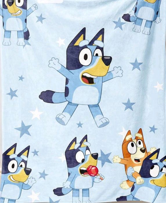 Спални комплекти и одеало за деца на Блуи и Бинго