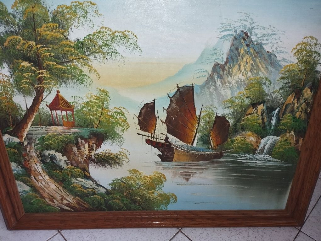 Маслена картина със пейзаш