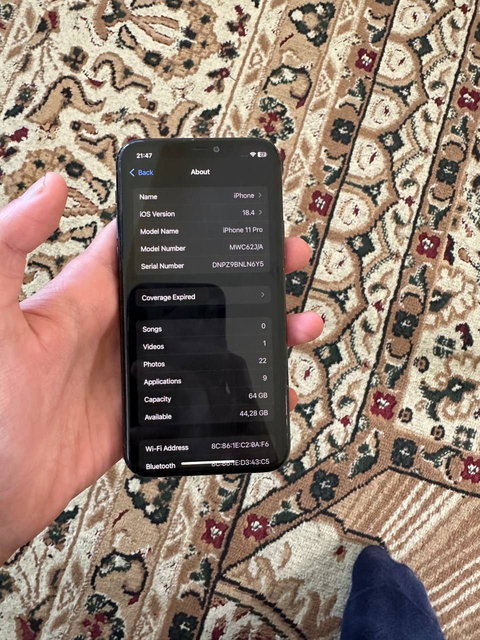 Iphon 11 pro holati idyal