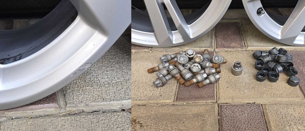 JANTE originale AUDI R17 5X112 -set complet