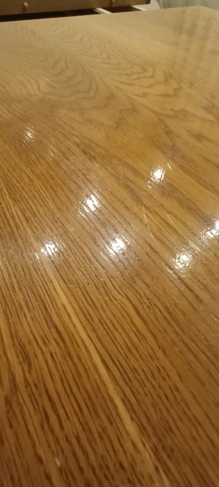 Masa dining extensibila, lemn masiv stejar 90×160 cm