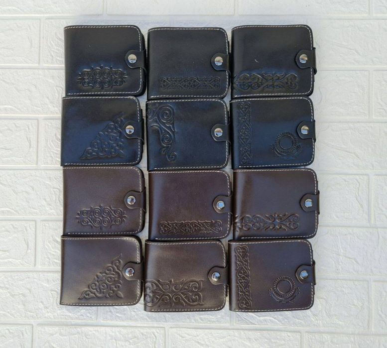 Портмоне(маленький) 100% кожа, ручной работа, сделана в Казакстане