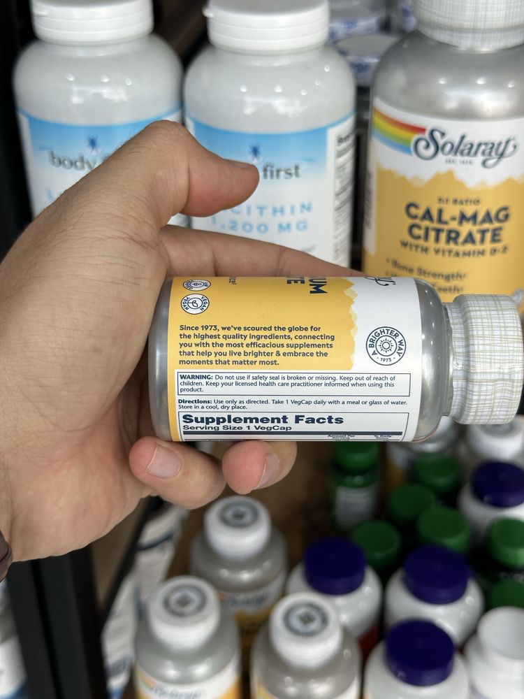 Solaray Potassium Citrate 99 mg 60 капсул