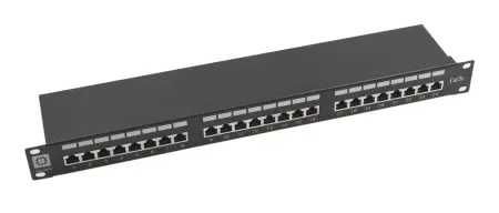 Коммутационная панель Pixietech, 19"  1U, 24 порта, cat.6