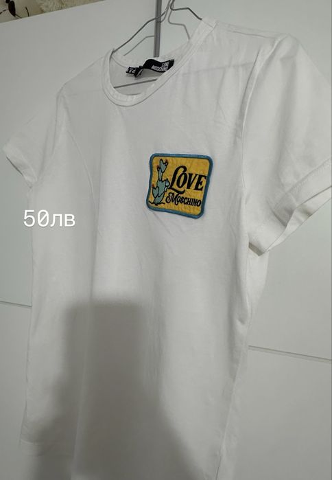 Тениска оригинална Love Moschino, Calvin Klein, Guess, Msgm