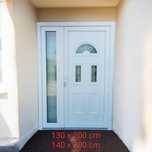 Usa exterior termopan dubla pvc de calitate cu 5 camere