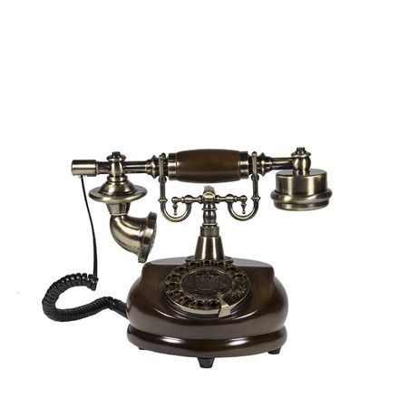 Telefon ornamental din lemn MDF