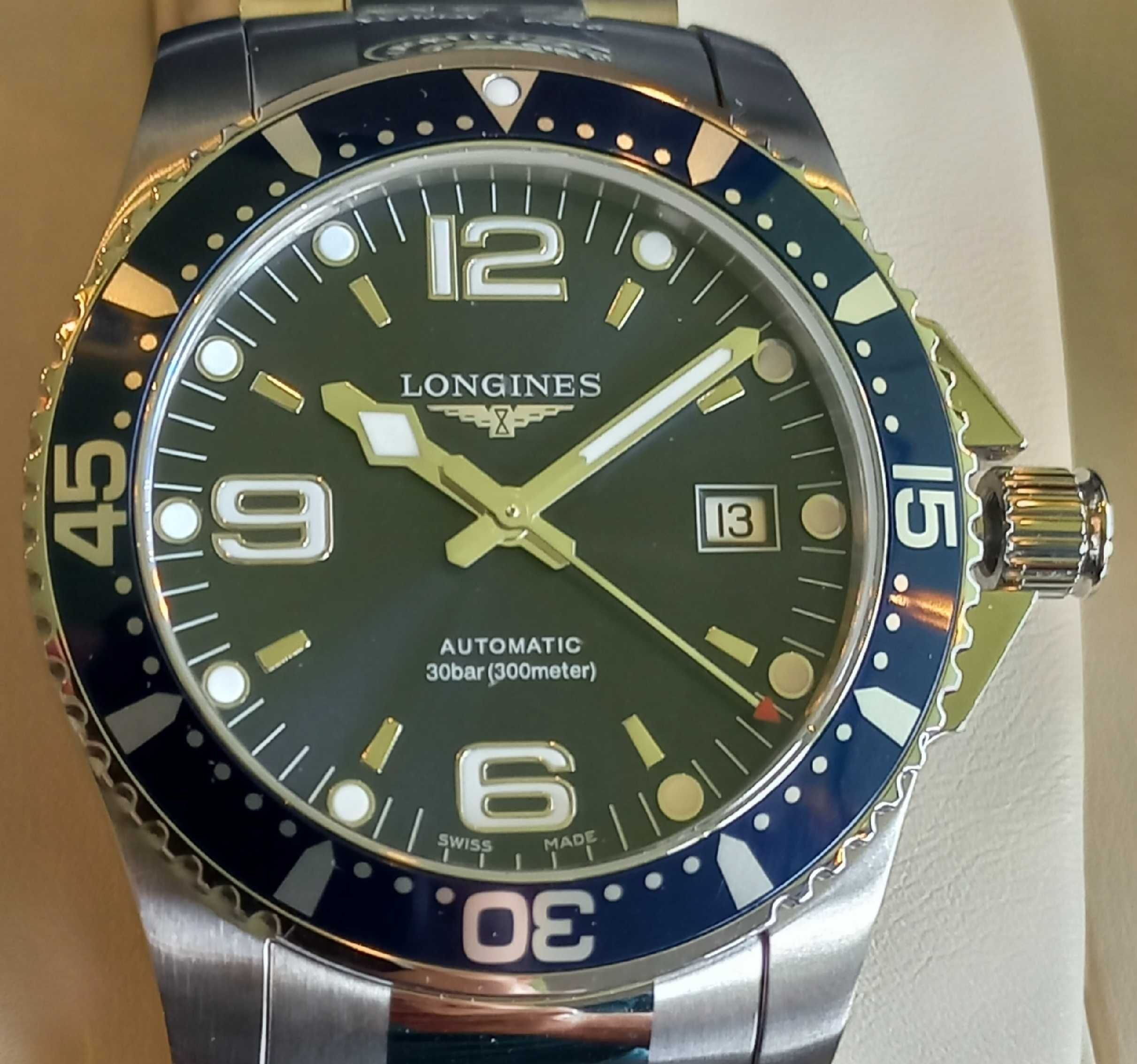 Longines HydroConquest Diver 300M Automatic NOU OLD STOCK 41 Mm