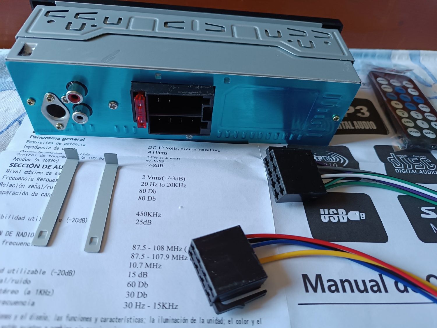 Radio(player,casetofon) auto nou,nouț!Usb,Bluethoot,aux,microfon