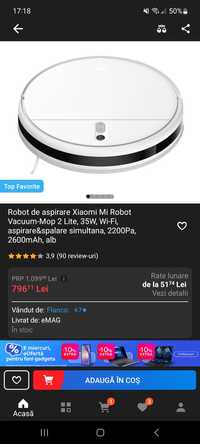 Aspirator Xiaomi mi robot vacuum