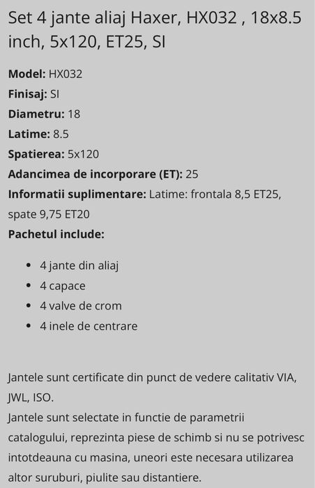 Jante BMW 5x112 R18 10j cu 8.5J e46 e36 e34 e38