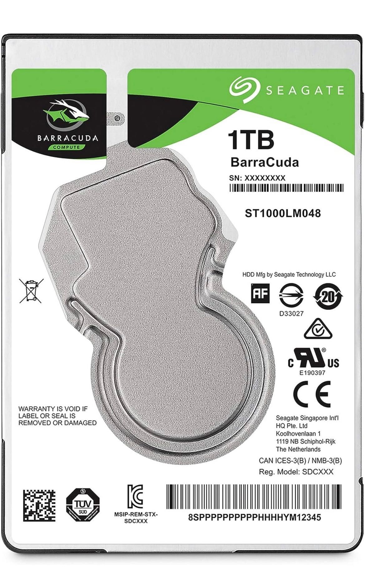 Internal Hard Drive HDD - Seagate Barracuda 1 TB