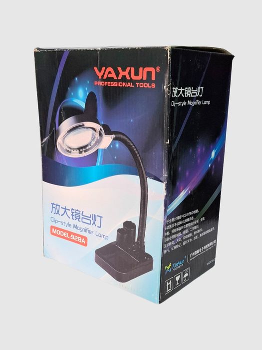 Лампа с лупой и подсветкой YAXUN YX928A