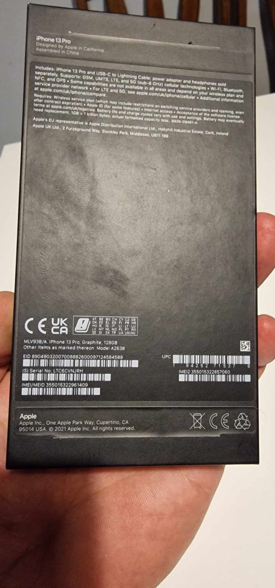 iPhone 13 pro 128gb black