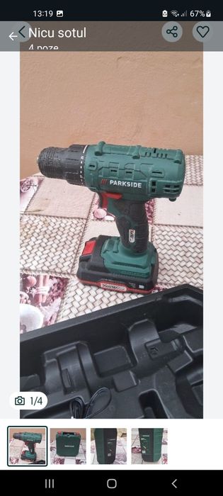 Vind  bormasina parkiside nouă