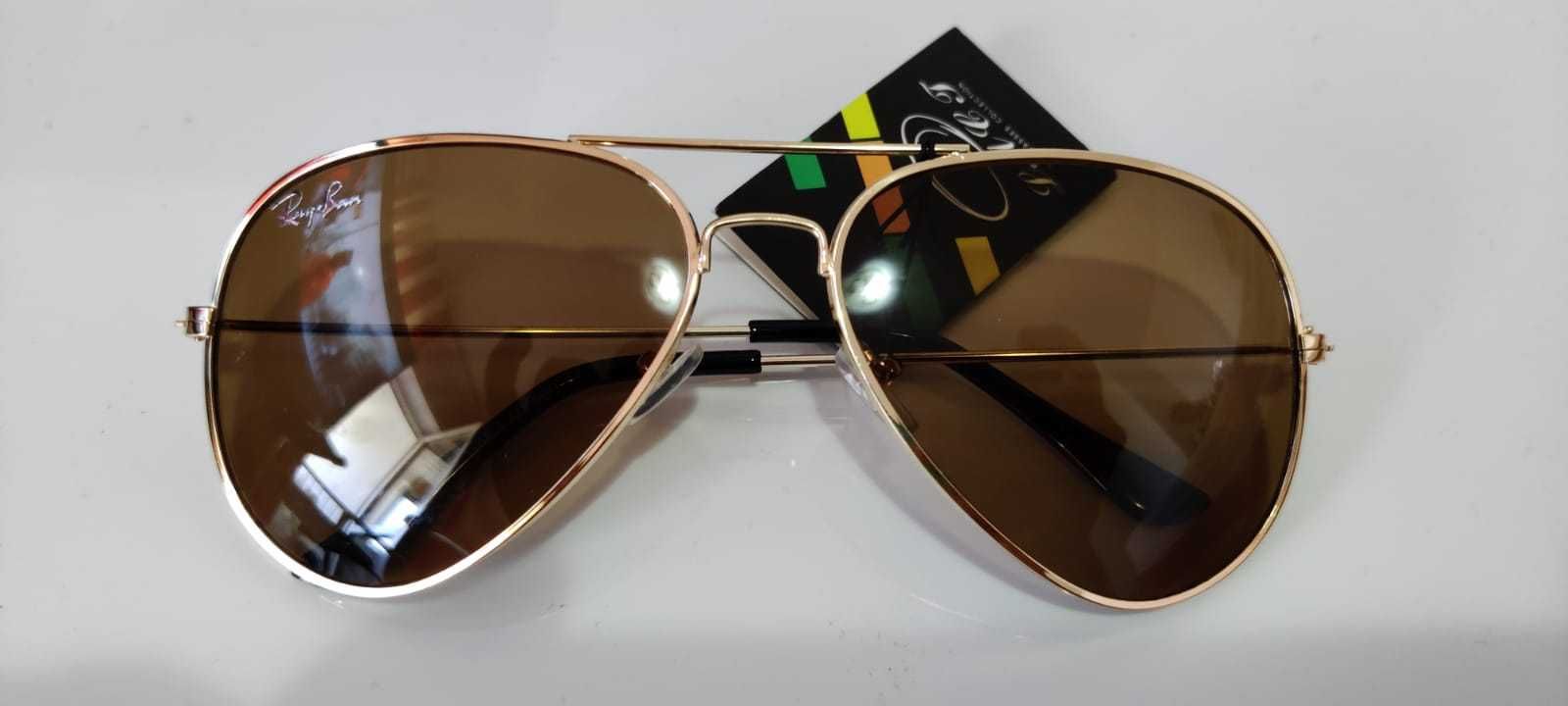 Ochelari de soare Ray Ban Aviator si Gunmetal