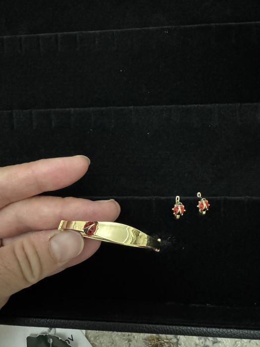 Сережки детские 585