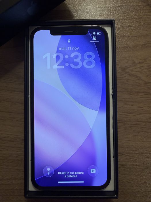 Iphone 12 Pro, 128 gb, Graphite, stare foarte buna de functionare