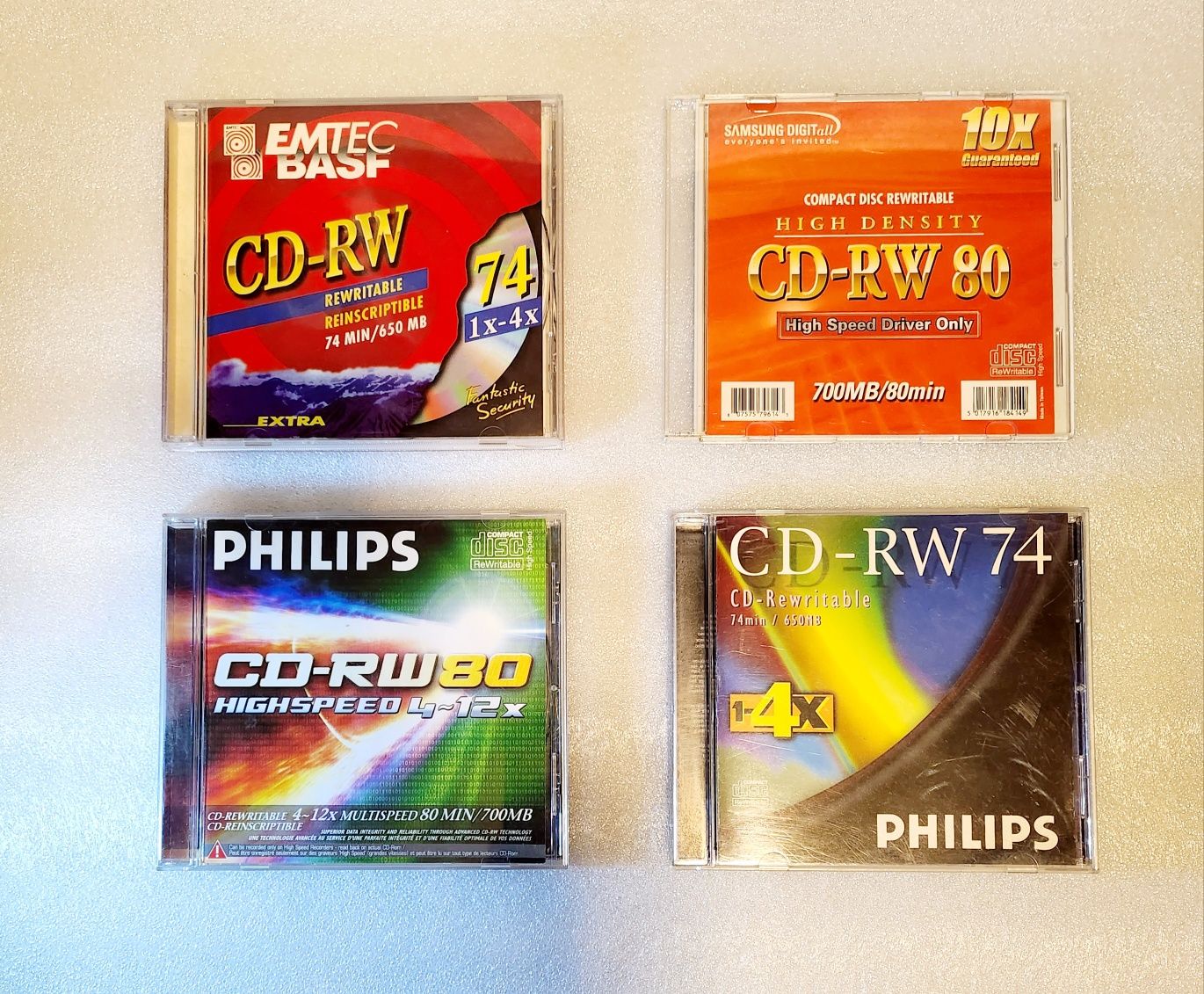 CD - RW Traxdata, Philips, Basf - 8 buc.